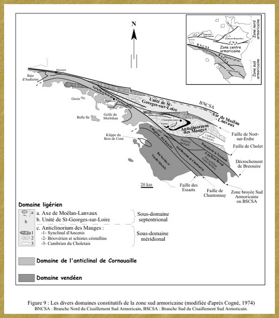 Zone sud du massif Armoricain-- 